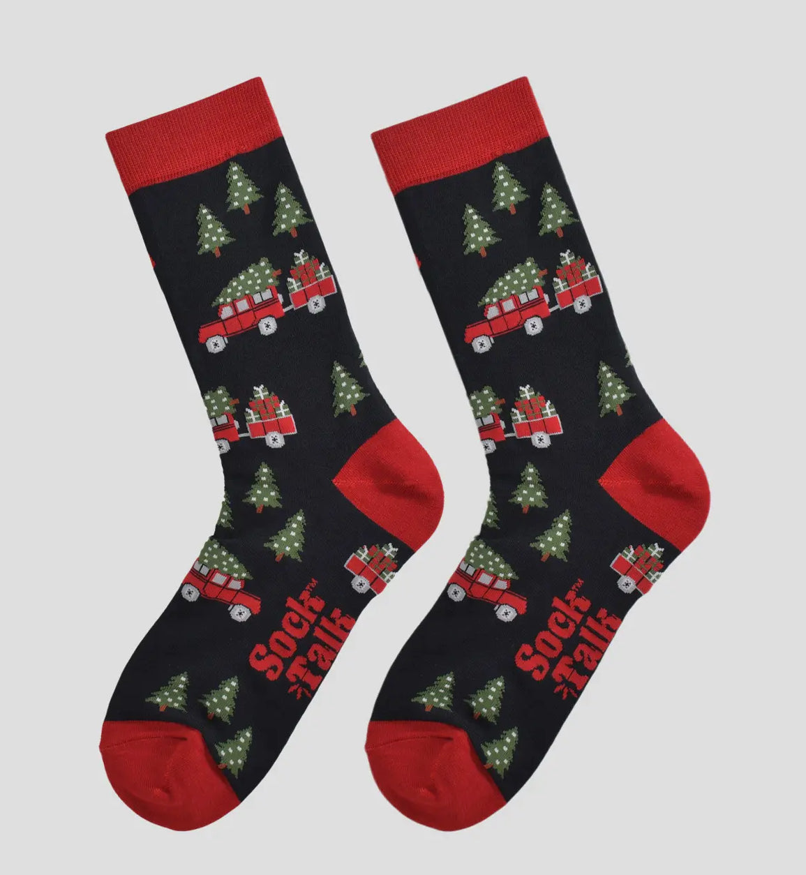Men’s Bamboo Socks - Christmas Land Rover