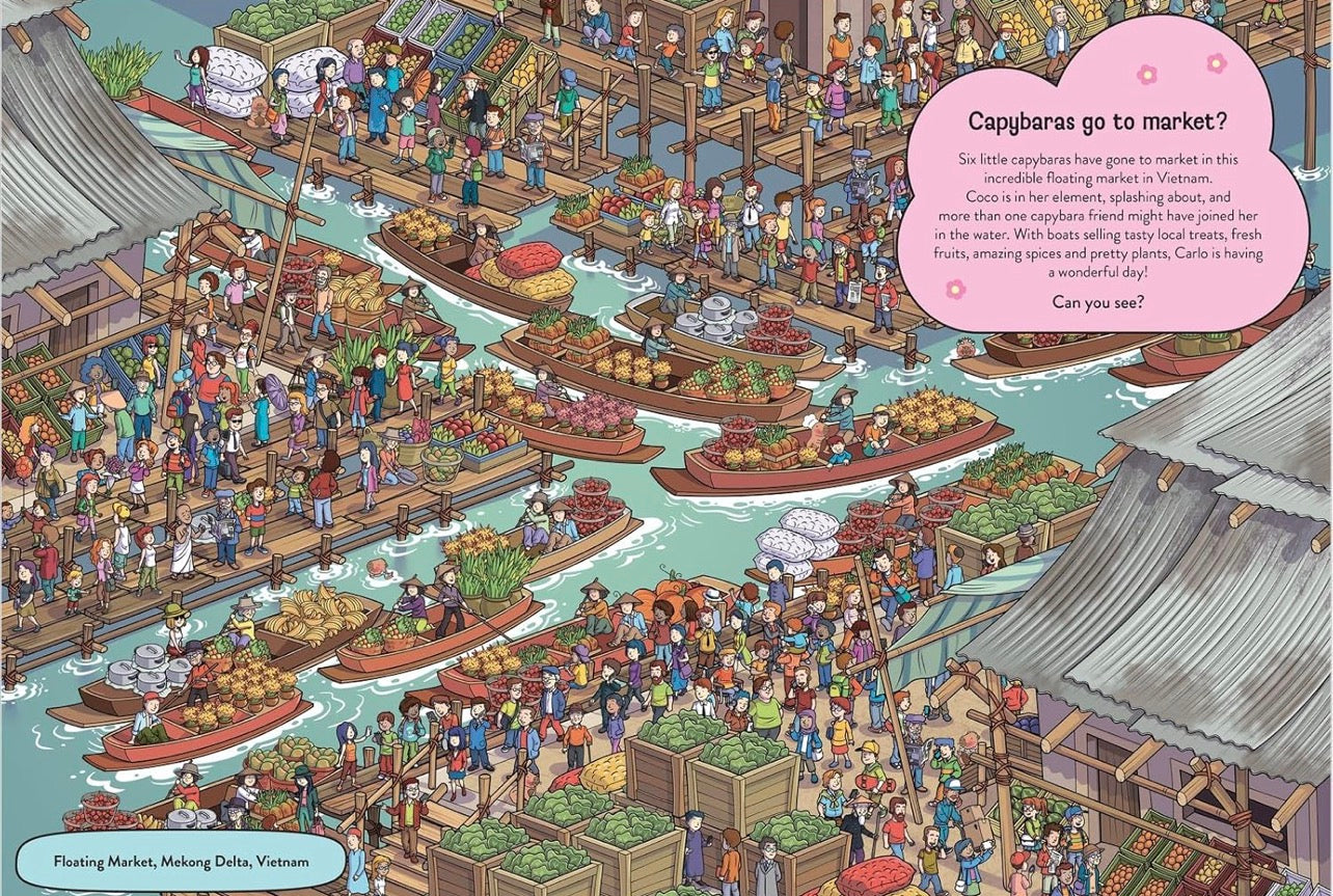 Where’s the Capybara? Search & find Book