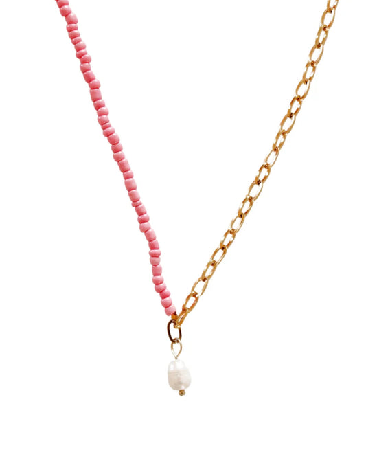 Bali Pearl Seed Bead Nacklace