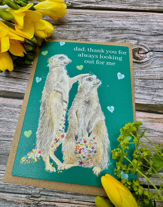 Dad thanks for looking out for me Card