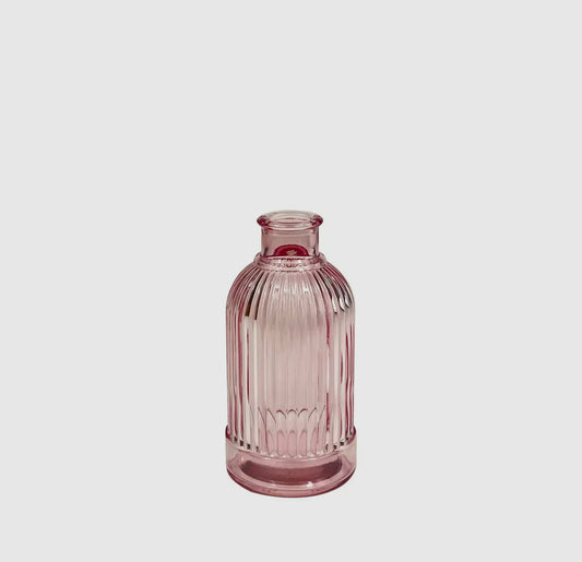 Pink Glass Mini Vase or Diffuser Oil Holder