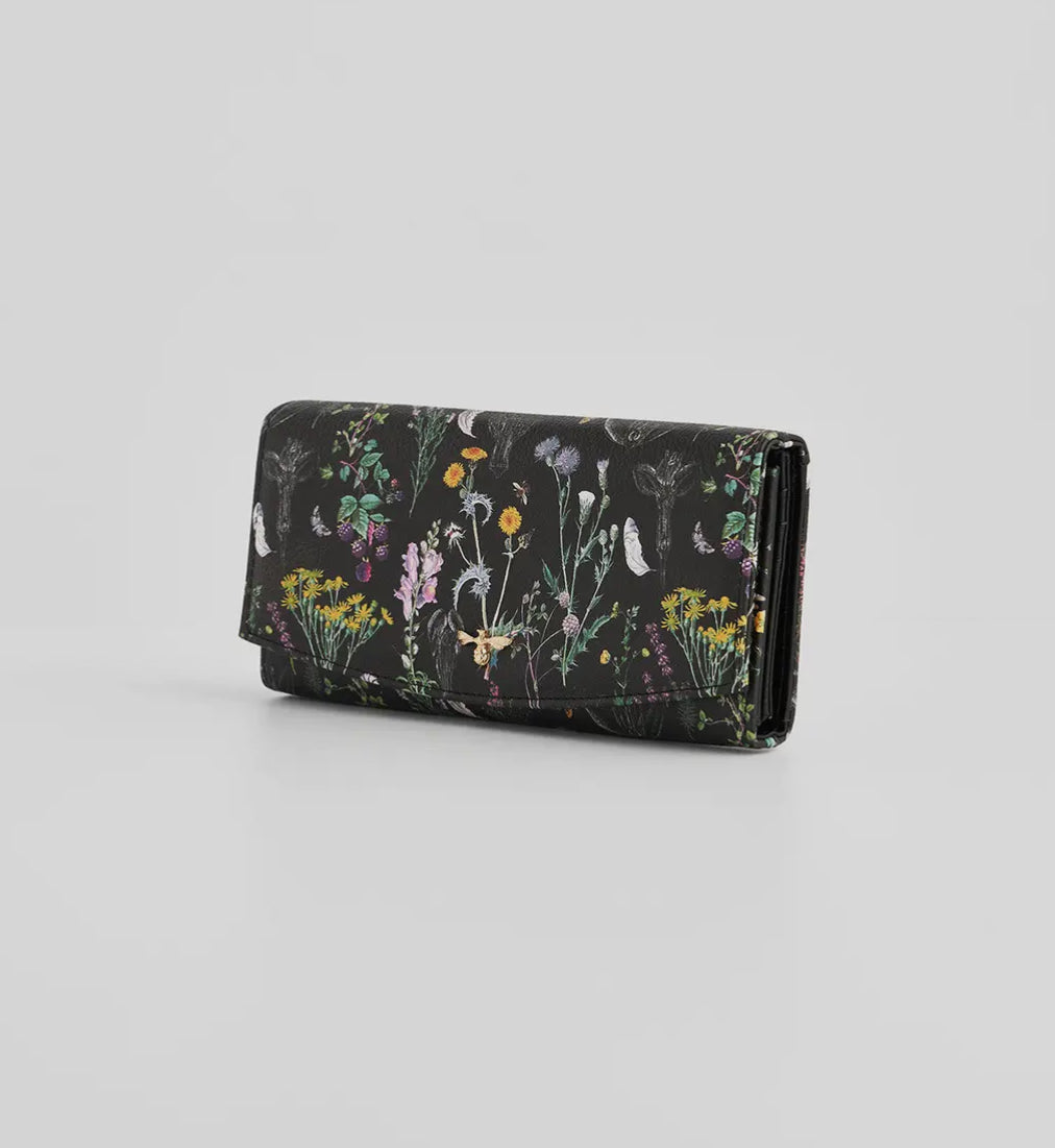 Large Black Purse - Wilderness Design from Fable England
