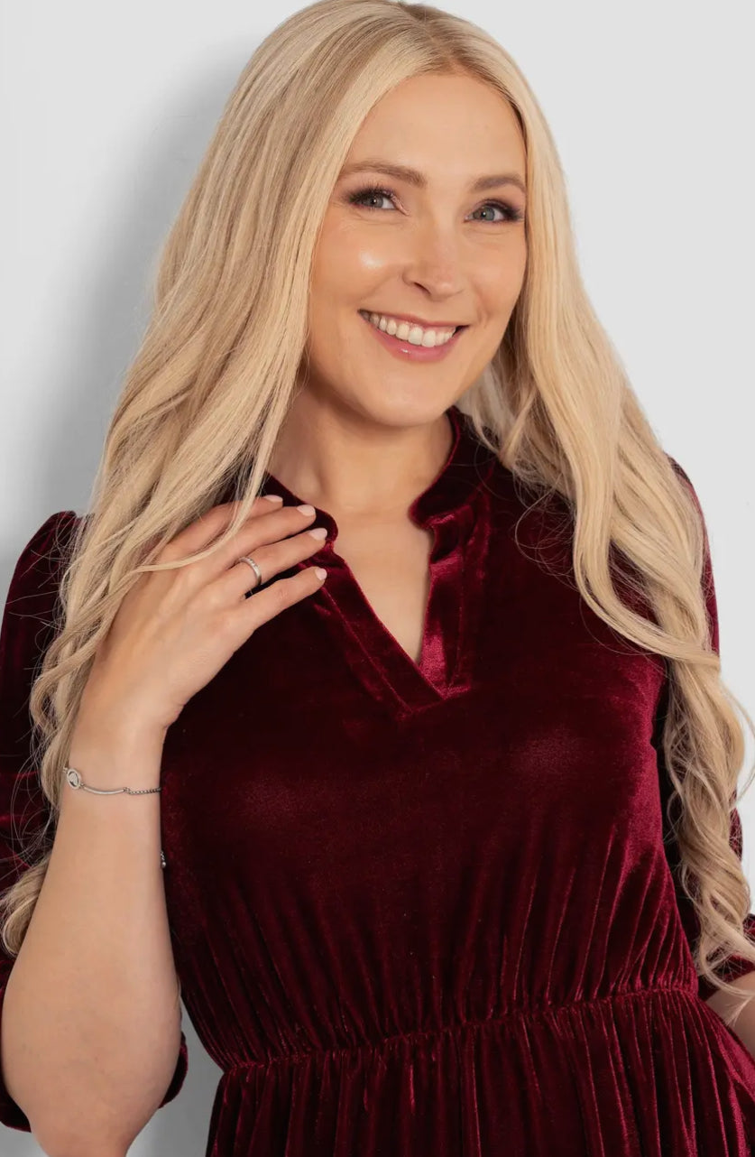 Velvet Midi Dress - Pandora