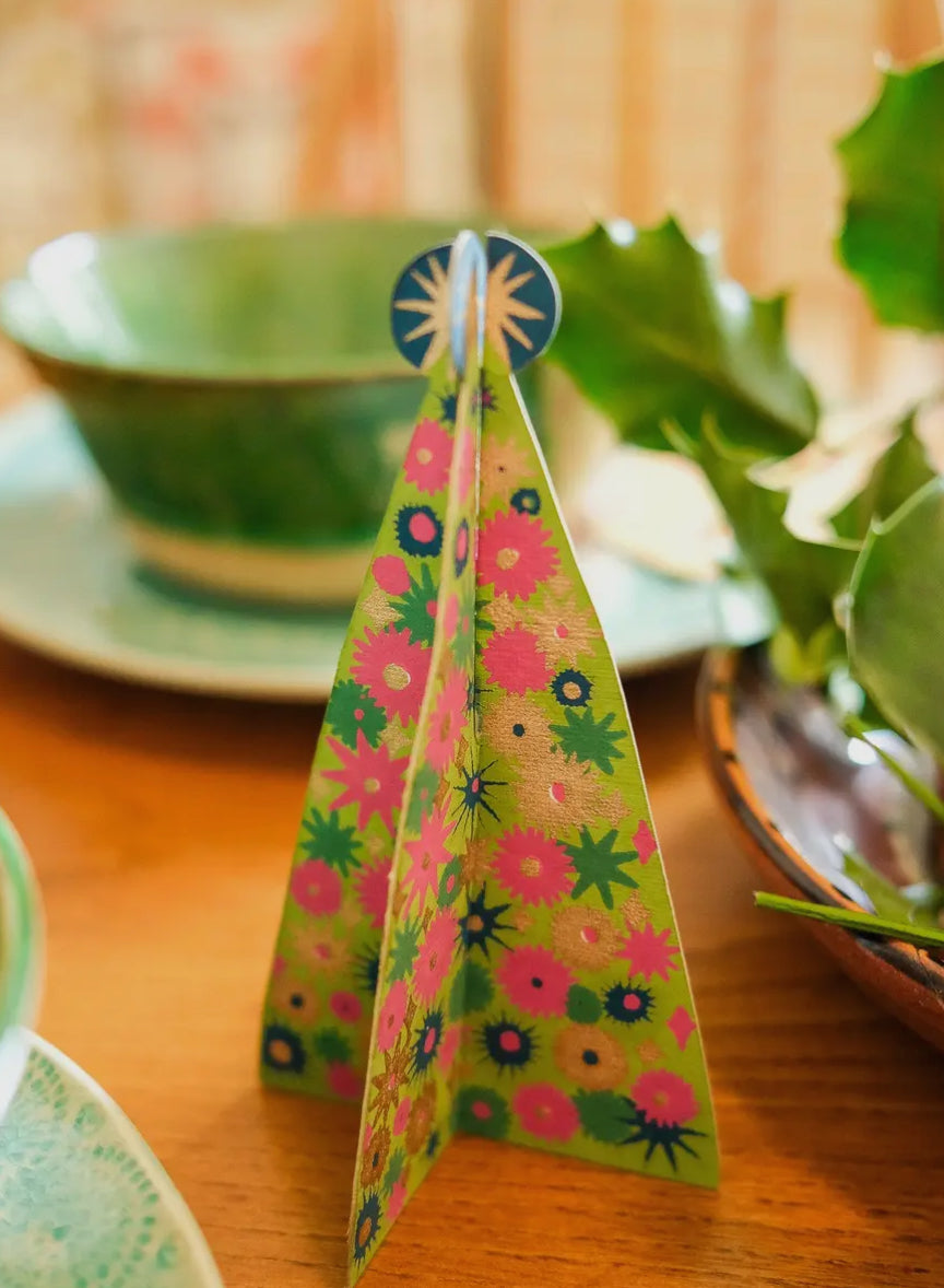 Christmas Tree Stand Up Card