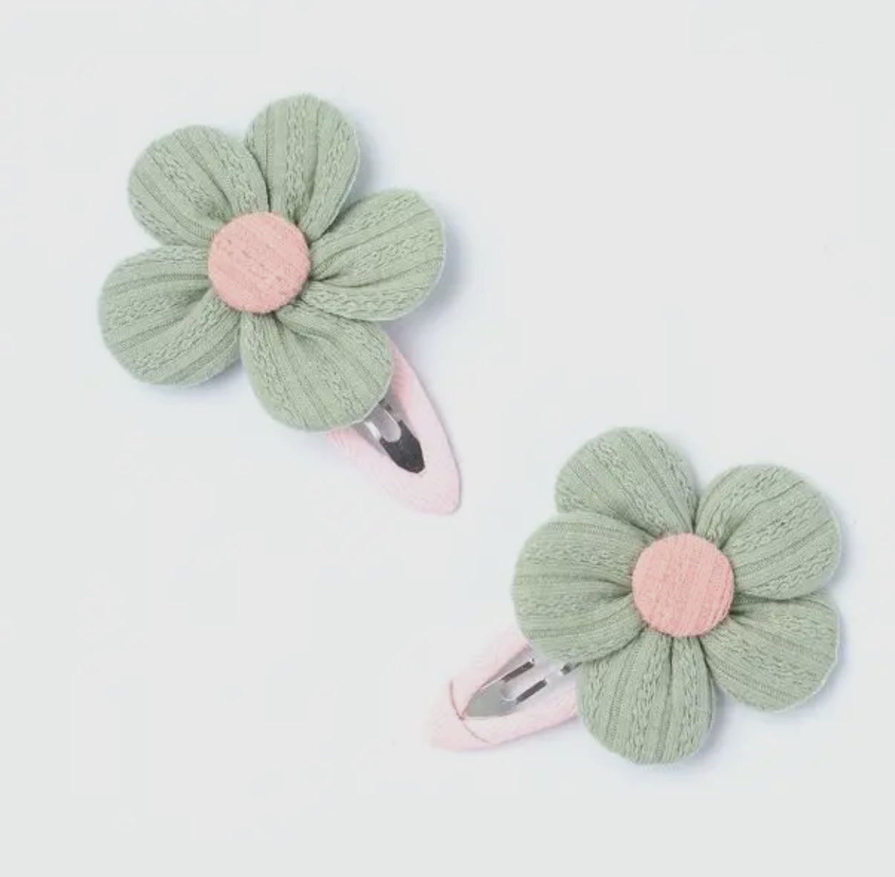Molly & Rose Fabric Hair Clips - x2