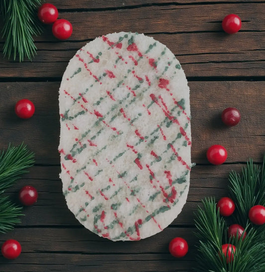 Soap Sponge Candy Cane