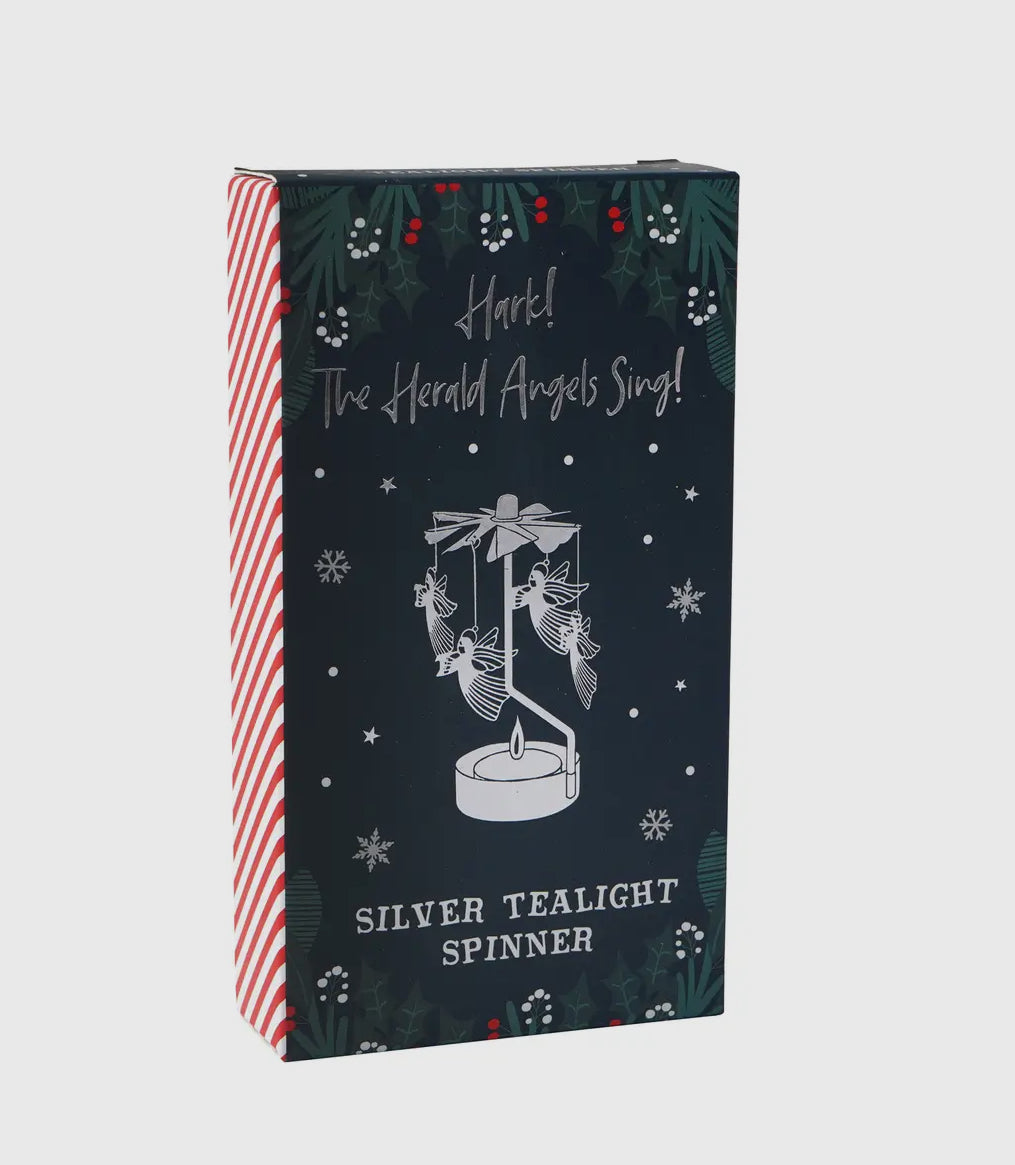 Silver Angel TEALIGHT Spinner
