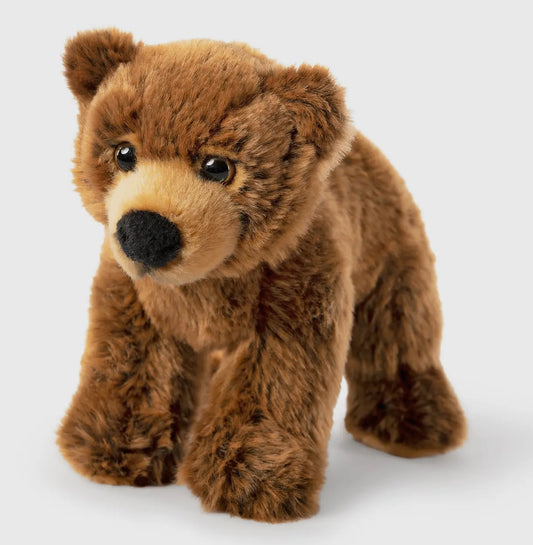 Living Nature Standing Grizzly Bear Plushie Toy