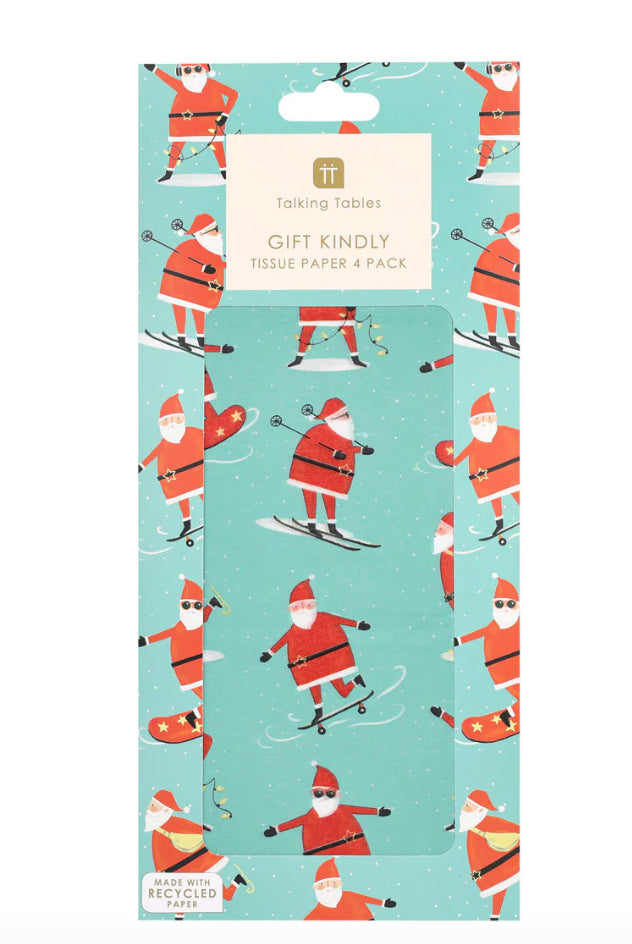Christmas Tissue paper - Fun Santa