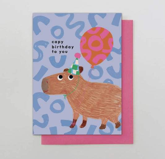 Capy Birthday To You - Birthday Card