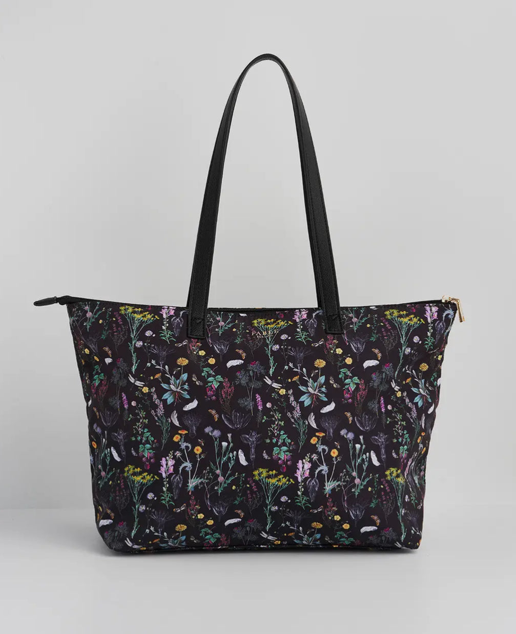 Large Flower Print Tote - Fable England Zip Bag