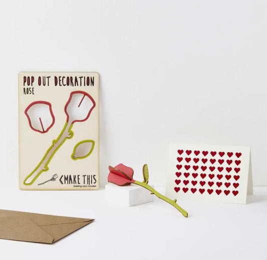 Rose Pop Out Card