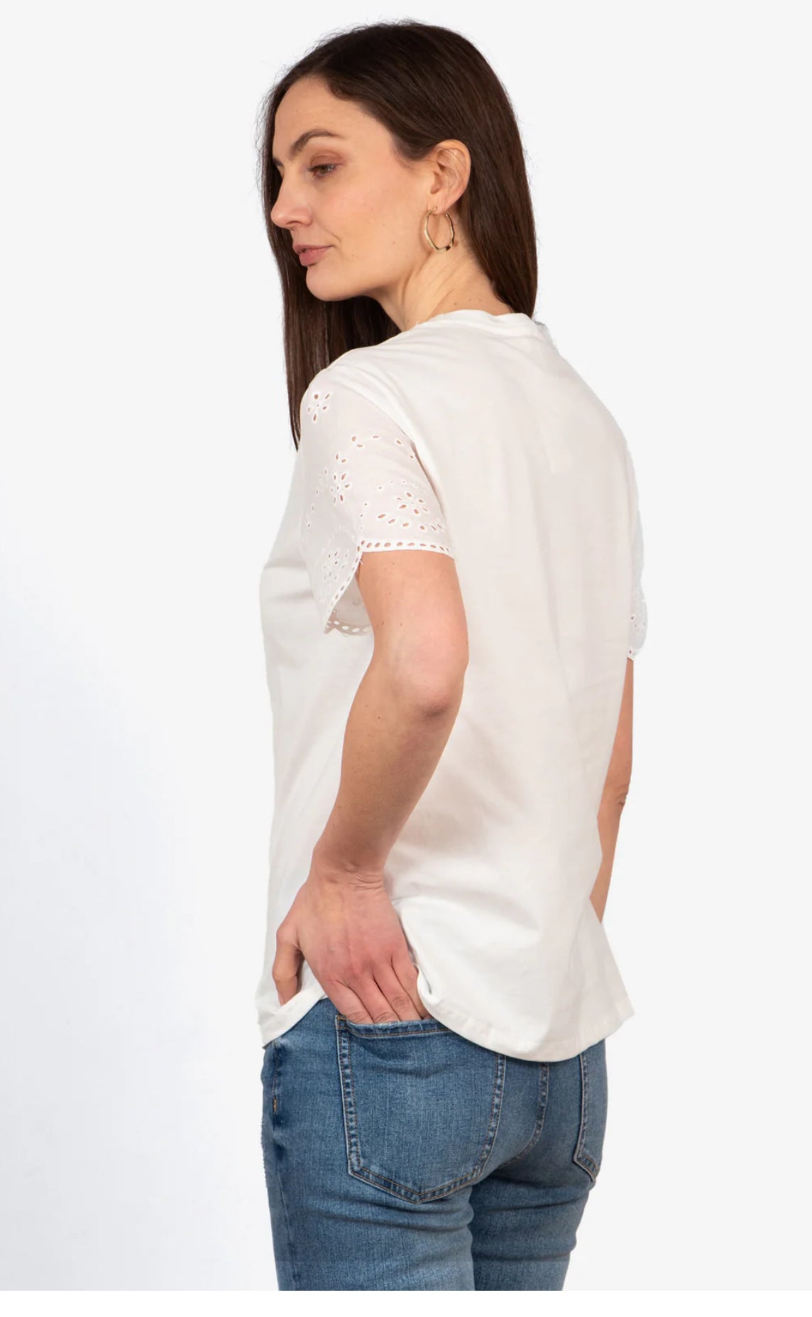 Bryn Cotton Short Sleeve Top