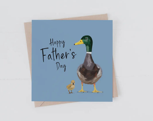 Happy fathers Day Duck Card