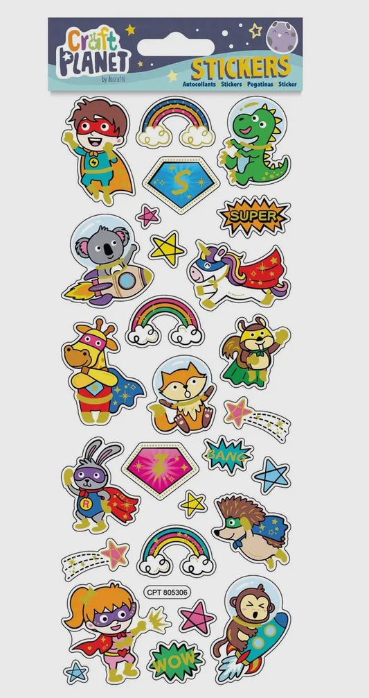 Superhero’s stickers
