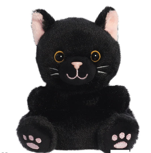 Palm Pal Black Cat Soft Toy