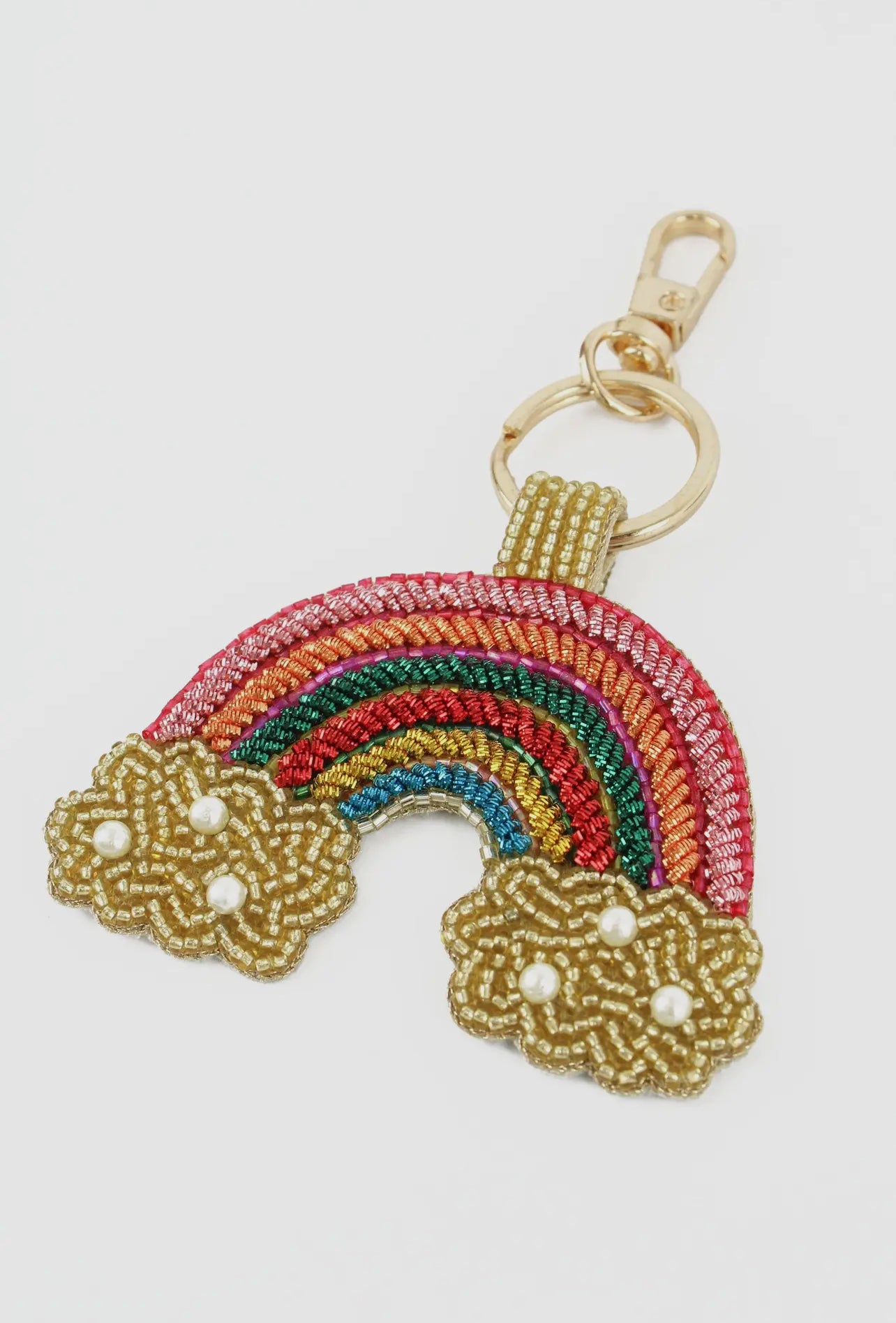 MY Doris Rainbow Beaded Keyring
