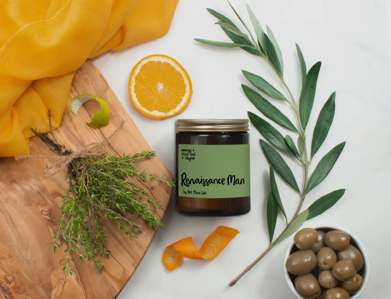 Flora Lab Soy Botanical Jar Candle - 180ml