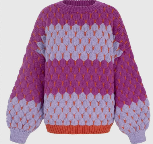 Marissa Multicolour Bubble Stitch Jumper