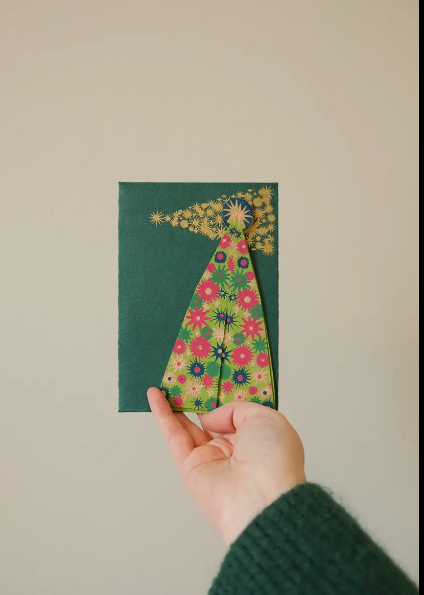 Christmas Tree Stand Up Card