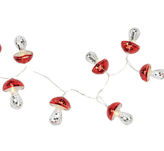Mushroom String Lights - battery operated