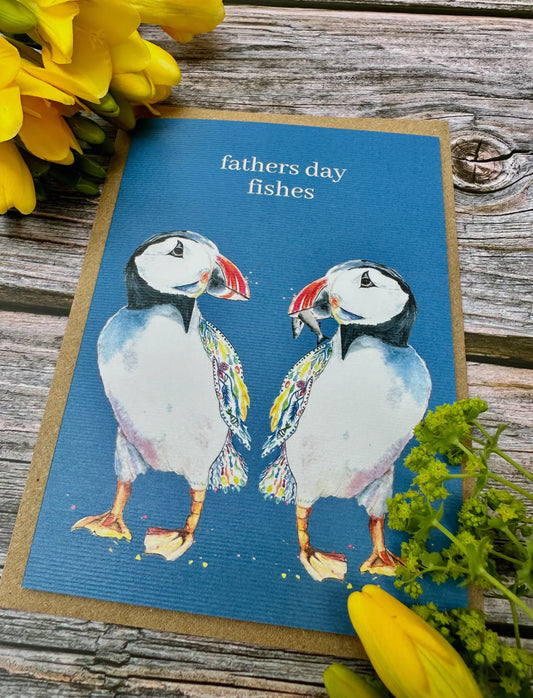 Fathers Day Fishes - Card