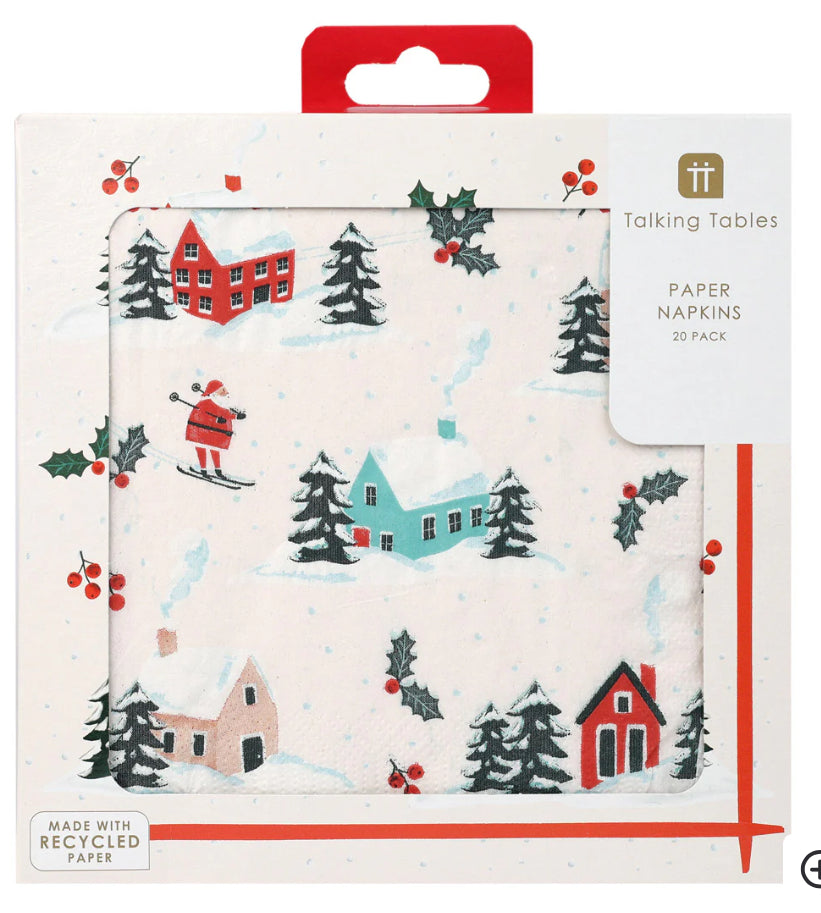Christmas Paper Napkins - Santa Fun