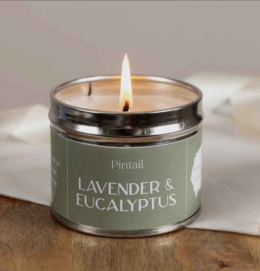 Lavender & Eucalyptus Tin Candle