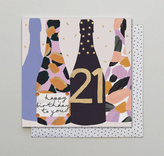 Happy Birthday 21 - 21st Birthday Card