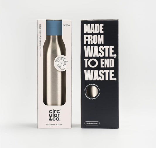 Circular & Co Reusable Bottle - 500ml (pebble blue)