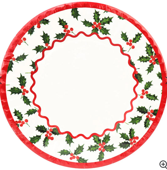 Christmas Paper Plates - Large