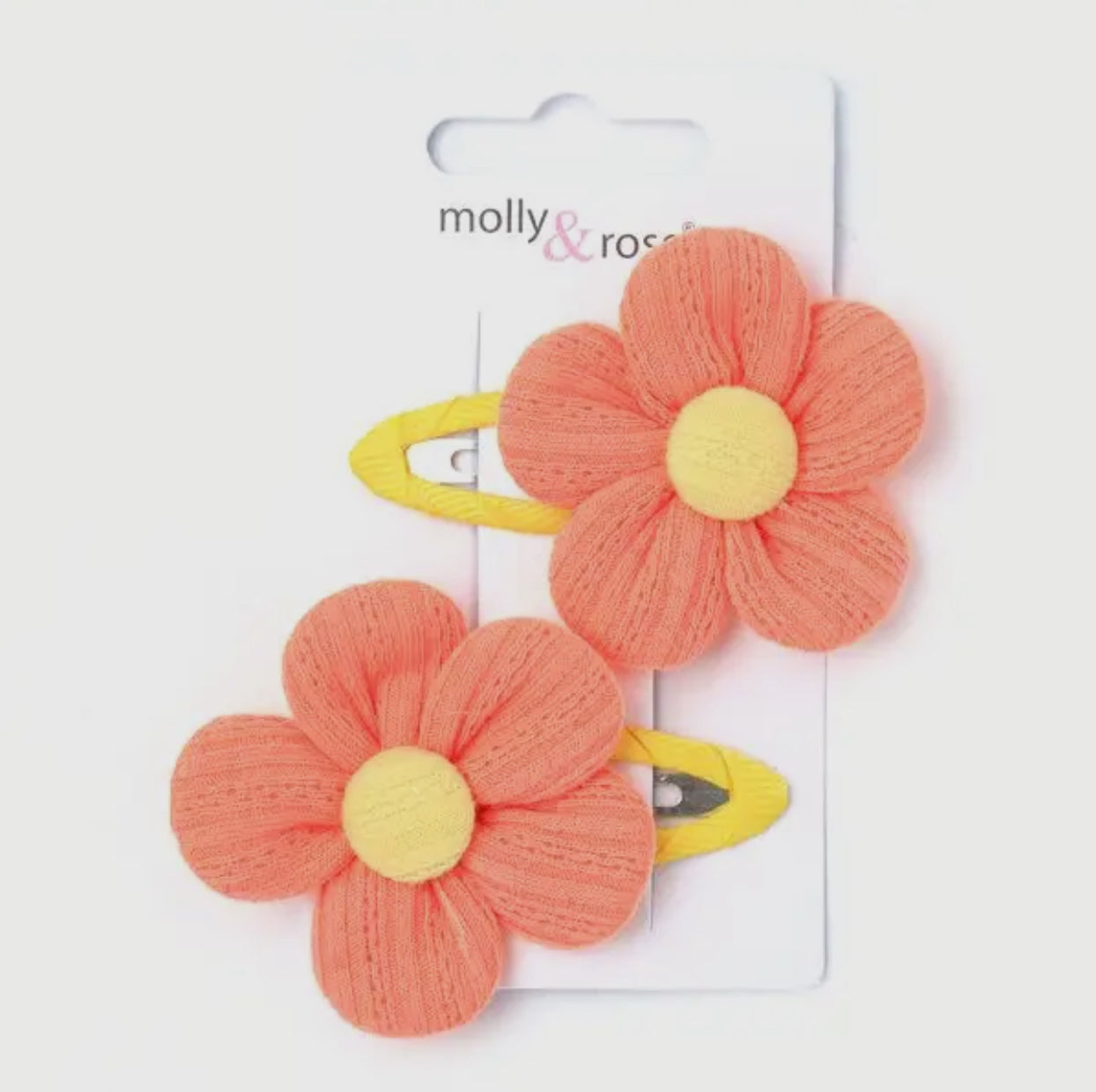 Molly & Rose Fabric Hair Clips - x2
