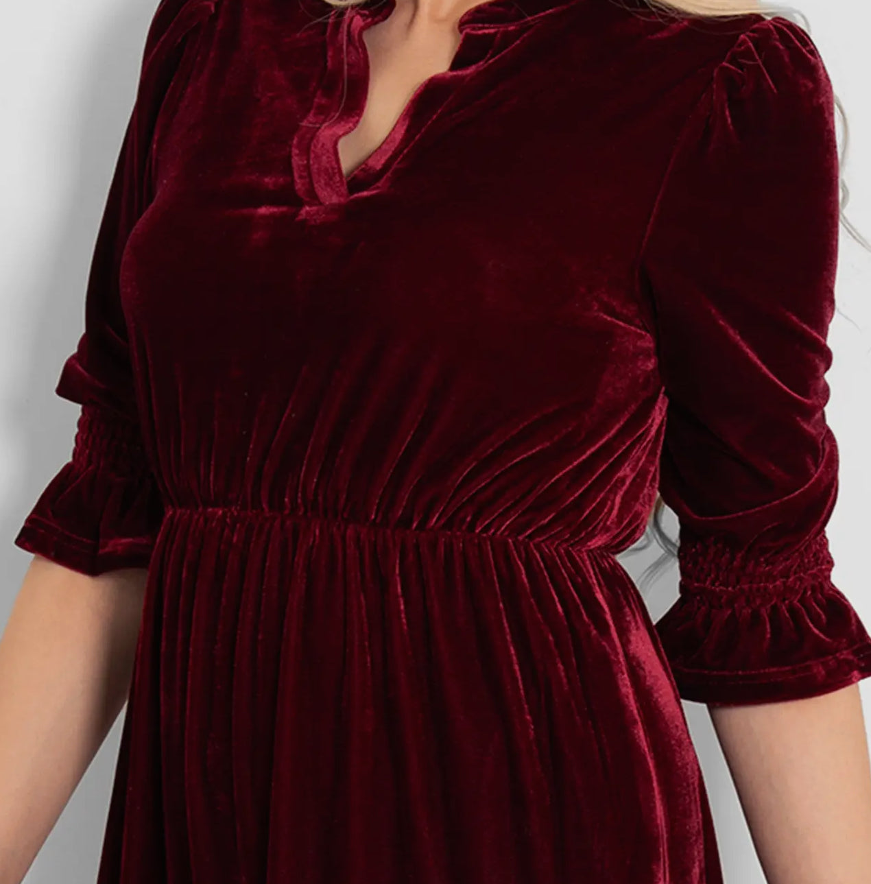 Velvet Midi Dress - Pandora