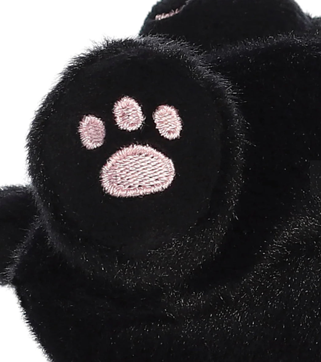 Palm Pal Black Cat Soft Toy