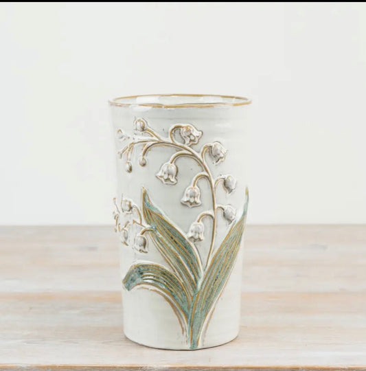 Flower Embossed Vase (large)