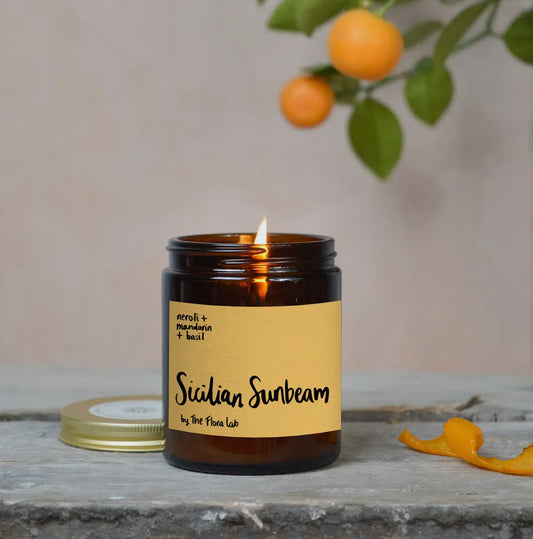 Flora Lab Soy Botanical Jar Candle - 180ml