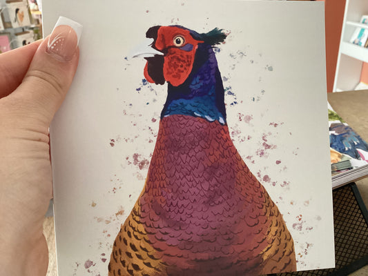 Richarts pheasant card