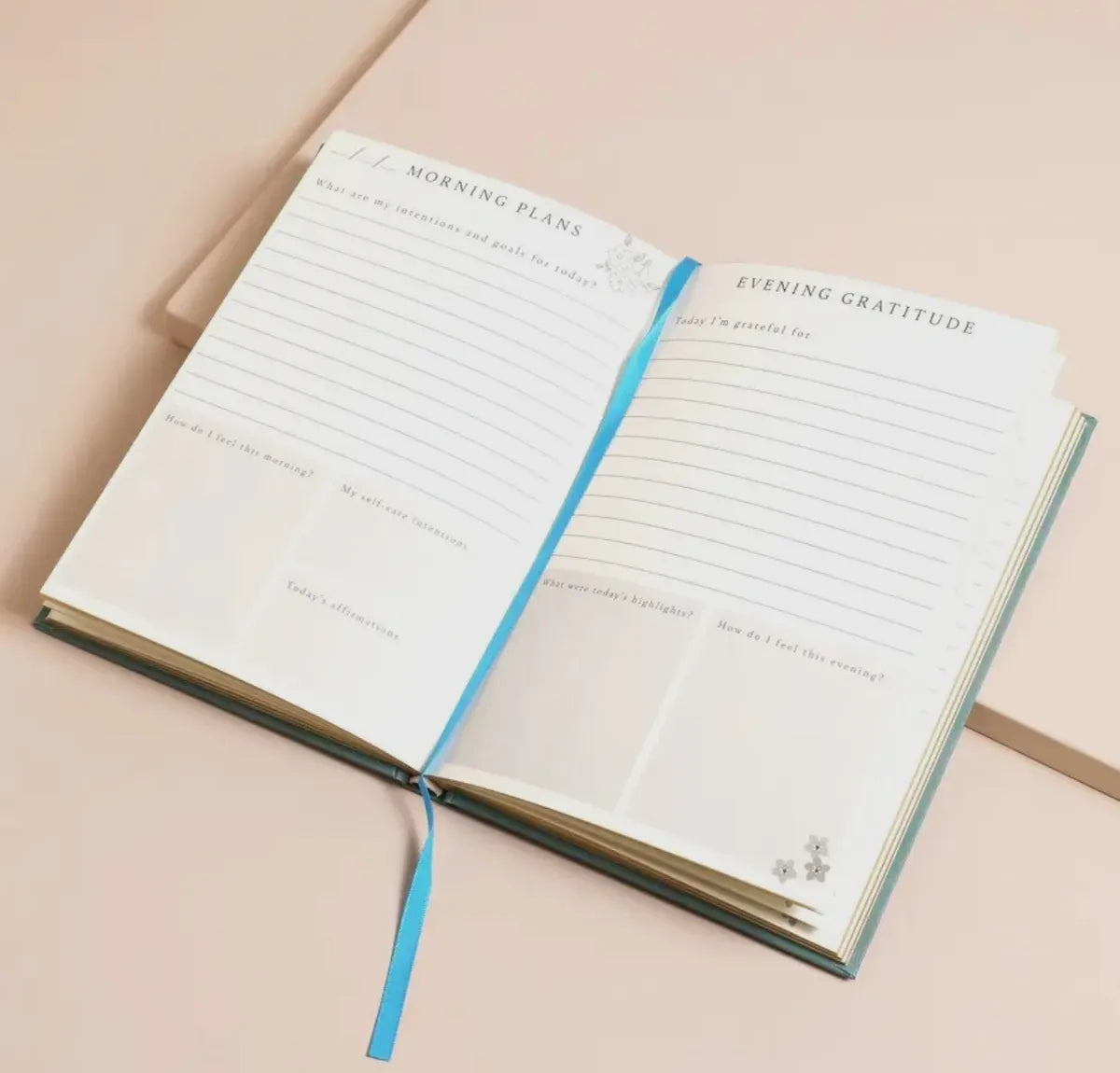 Floral Daily Gratitude Diary
