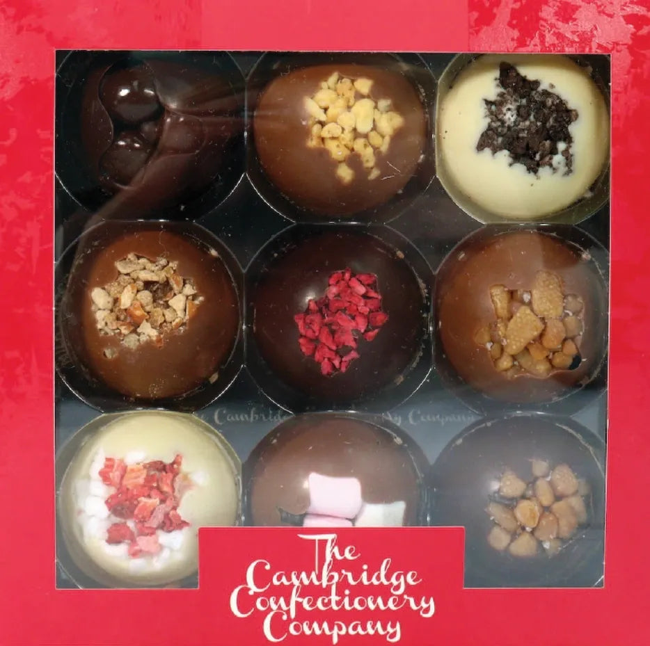 9 Luxury Solid Chocolate Domes Gift Box
