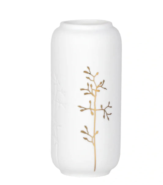 Porcelain Gold Twig Large vase by Rader