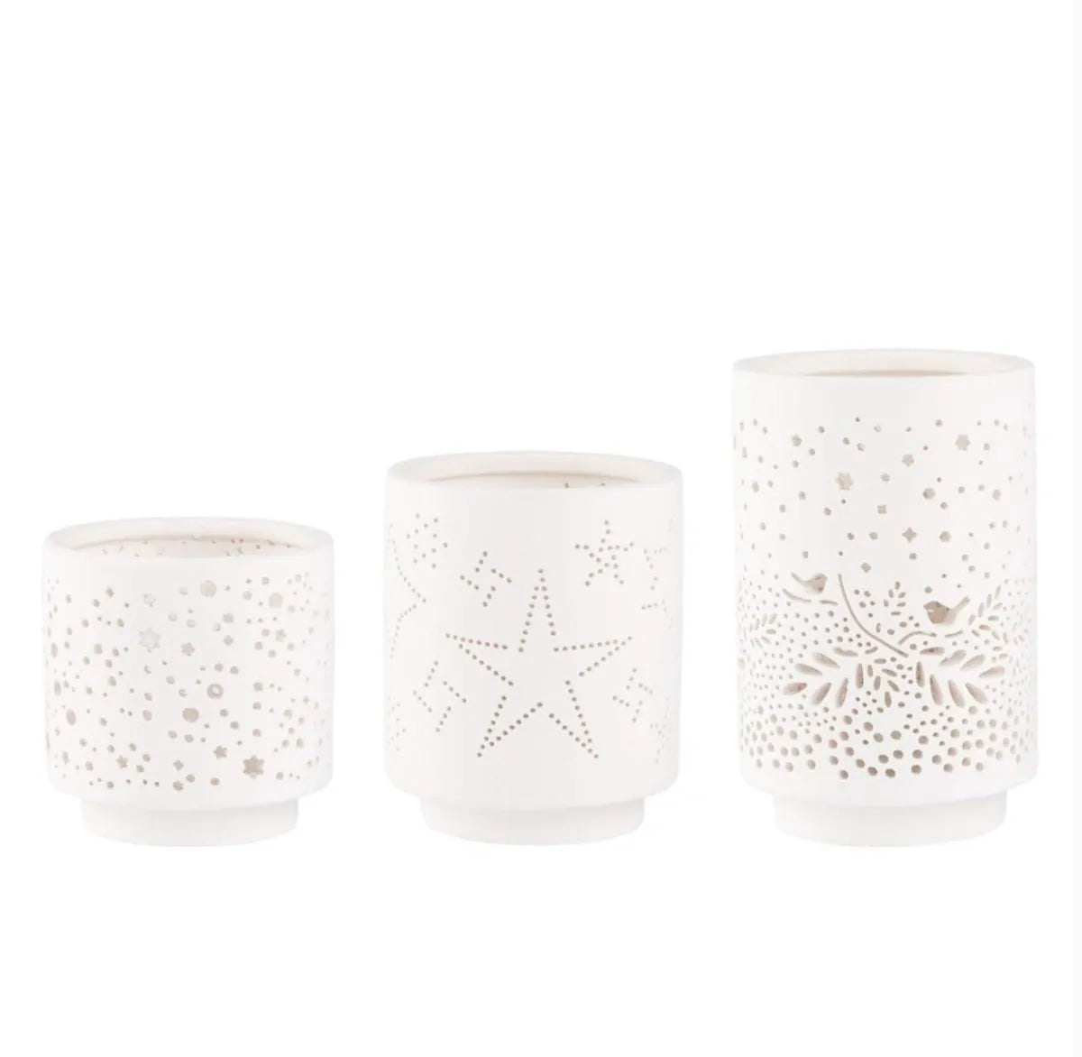 Set of 3 light holders by Rader