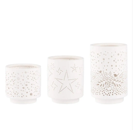 Set of 3 light holders by Rader