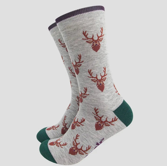 Men’s Bamboo Stag Socks