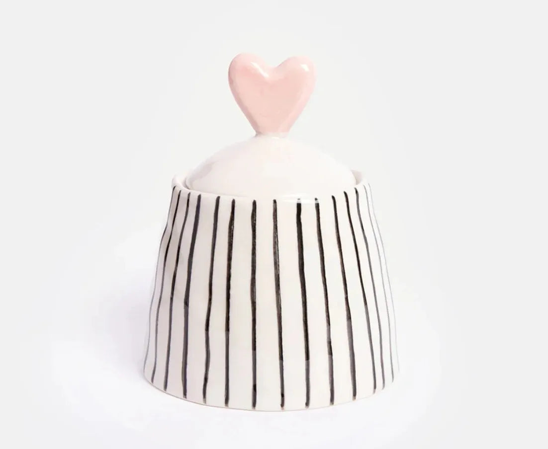 Caroline Gardner Heart Small storage Jar