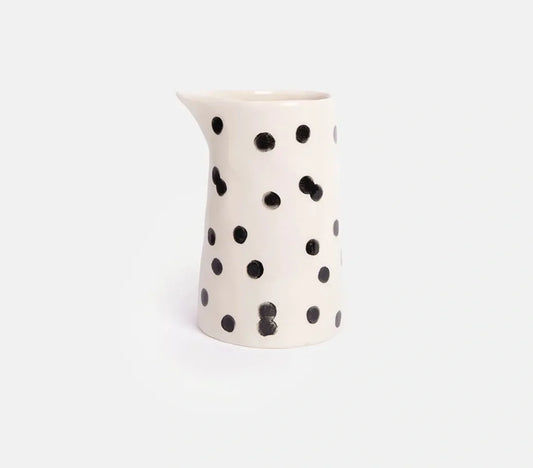 Caroline Gardner Mono Spotted Milk Jug