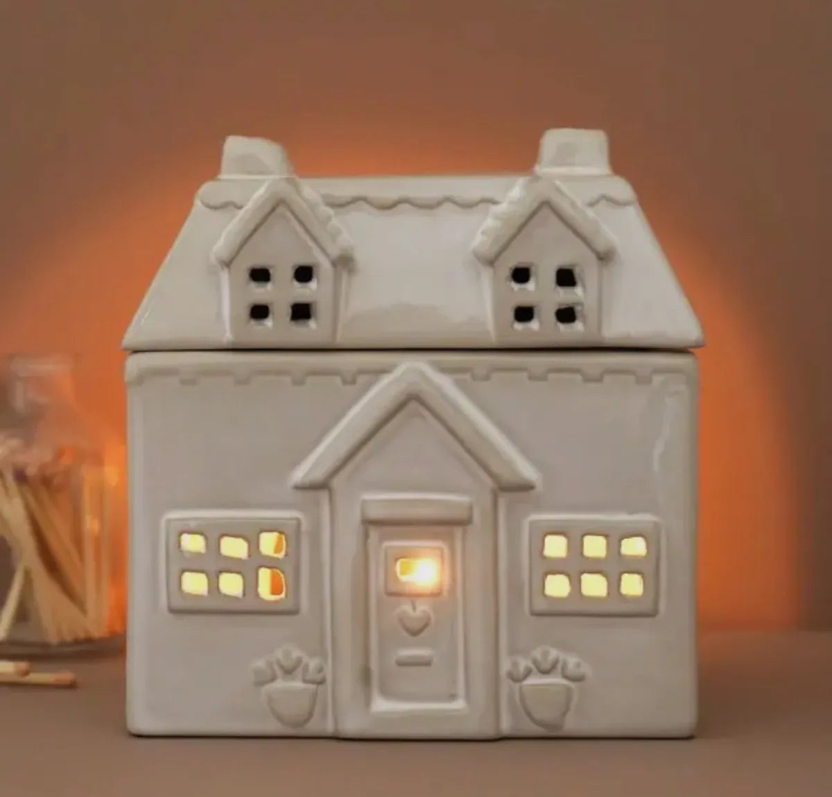Ceramic House Wax Melt Burner