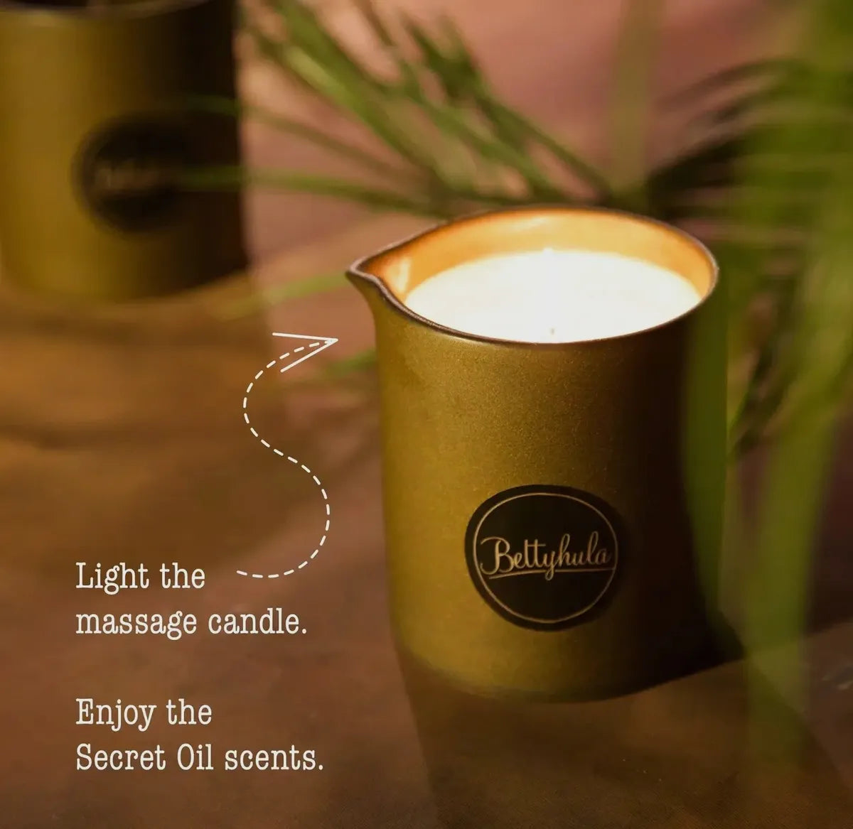 Bettyhula - Secret Massage Candle with essential oils