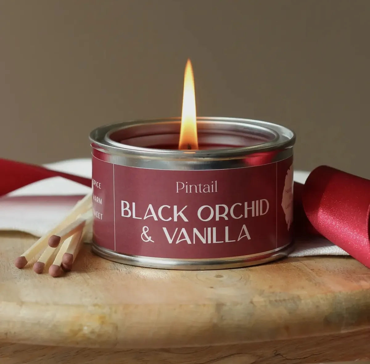 Pintail Candle - Black Orchid & Vanilla. 89ml