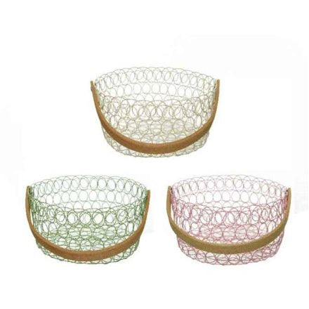 Pastel Metal Basket