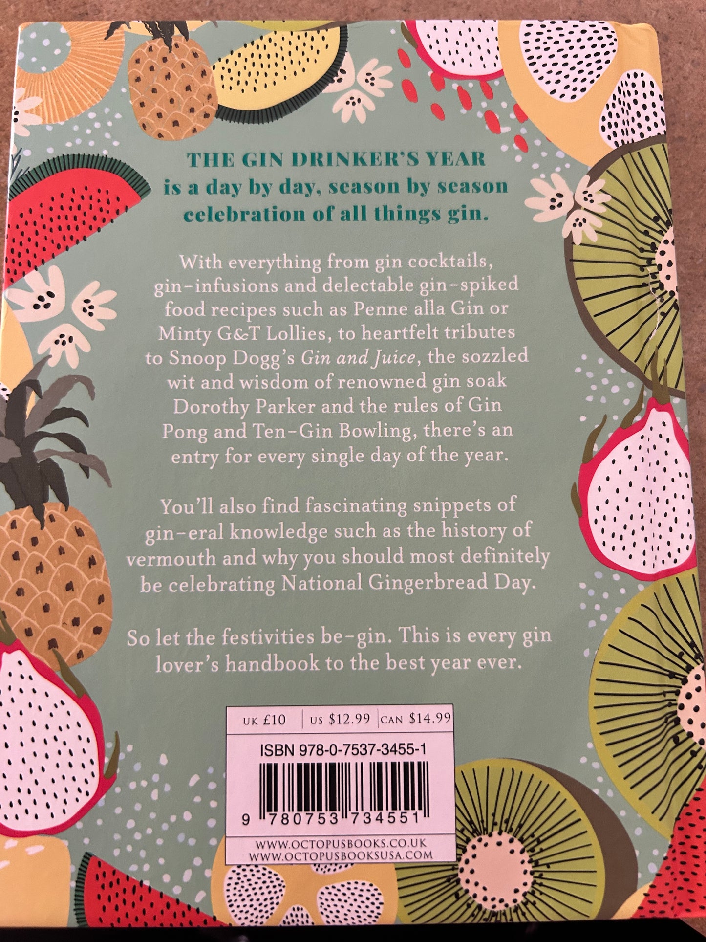 The Gin Drinkers Year - Hardback Book